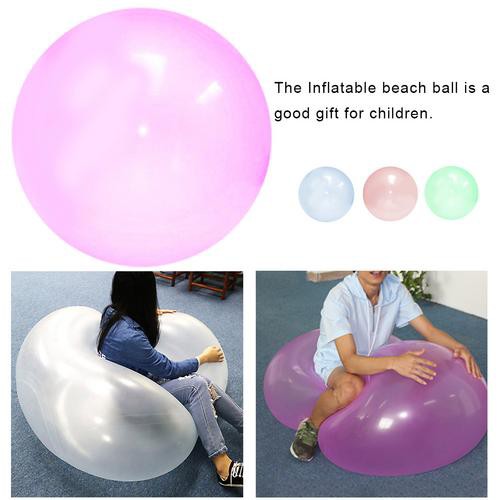  Mainan  Bola  Inflatable Oversize Bahan TPR Transparan  Dapat 