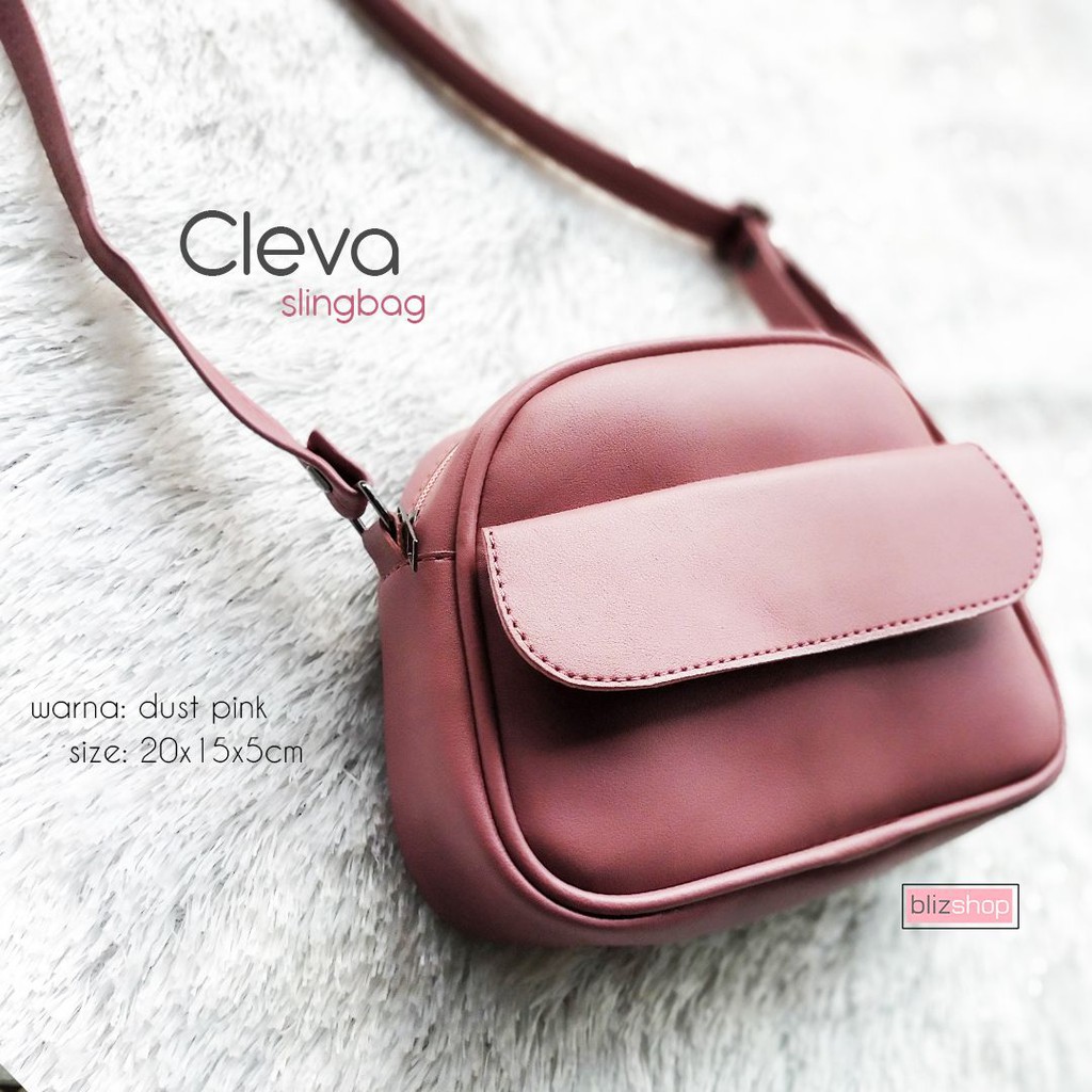 CLEVA slingbag tas selempang kecil sling polos Shopee Indonesia