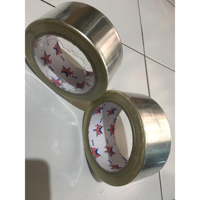 Lakban Panci / Lakban Alumunium Foil/ Solasi Lakban Anti Panas