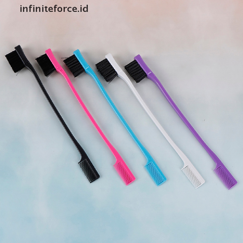 Infiniteforce.id Sisir brush Dua Sisi Aplikator gel Rambut Wanita