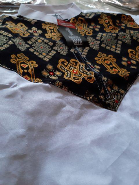 Baju Koko Couple Koko Batik Putih Bersih  Koko Ayah Anak Koko Couple Koko Murah Koko Songket