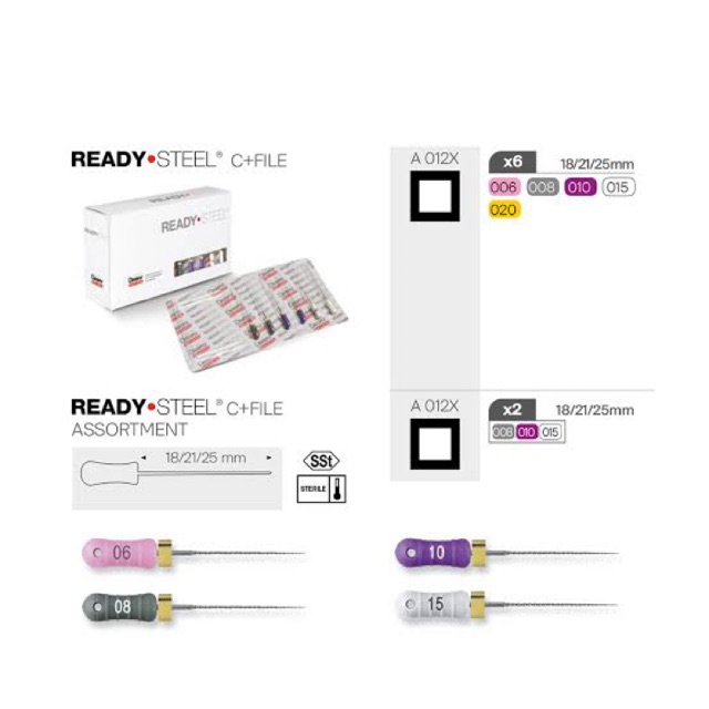 Jual Halodent Dental C File Ready Steel Original Dentsply Shopee