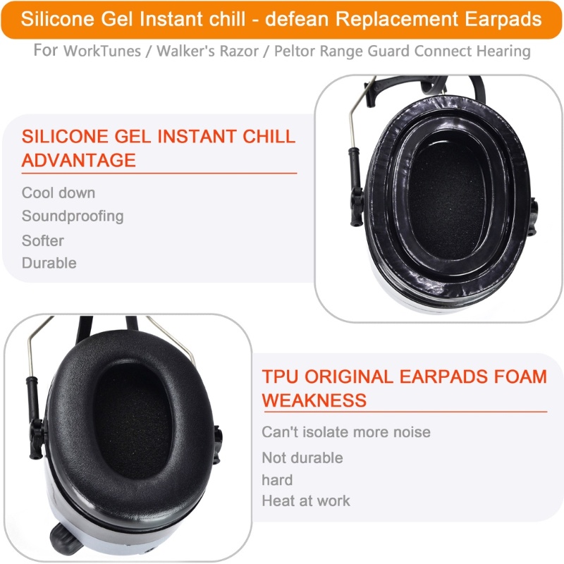 Zzz Bantalan Earpad Pengganti Bahan Silikon Lembut Untuk Headphone Sound Trap