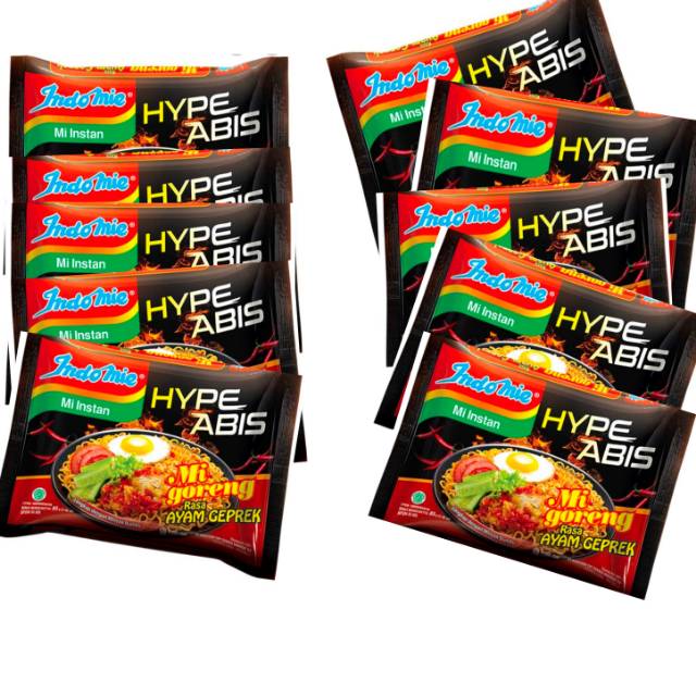 

(DAPAT 10) INDOMIE AYAM GEPREK HYPE ABIS