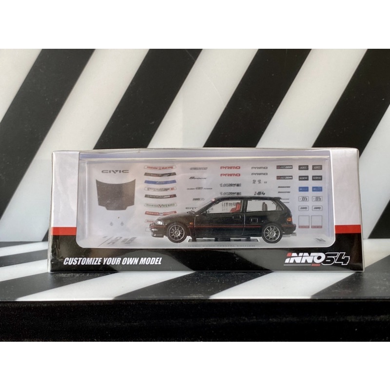 INNO64 - Honda Civic EF9 SiR Black Edition Hong Kong Special Edition