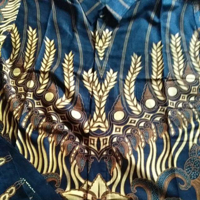 Kemeja Batik Pria Motif Elegan Size Jumbo Xl Xxl Xxxl