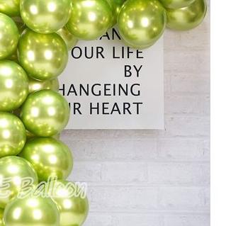 ☀ Balon 5 inch chrome shuaian gold silver 1 pack isi 100 ❆