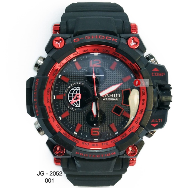 JAM TANGAN PRIA DOUBLETIME G-SHOCK JG2052 GLOBE