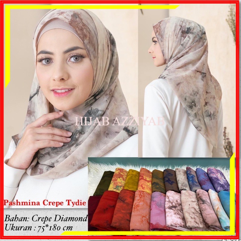 Hijab Pashmina Tydie Murah Jilbab Pasmina Pelangi Termurah Kerudung Murah Grosir