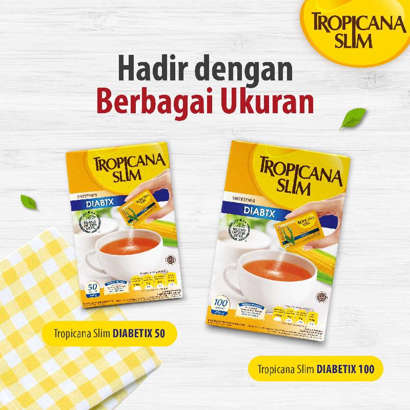 

TROPICANA SLIM Sweetener Diabtx All Varian ~ Pemanis Bebas Gula..Pemanis untuk Diabetes..Atur Kadar Gula [HERBALStore]