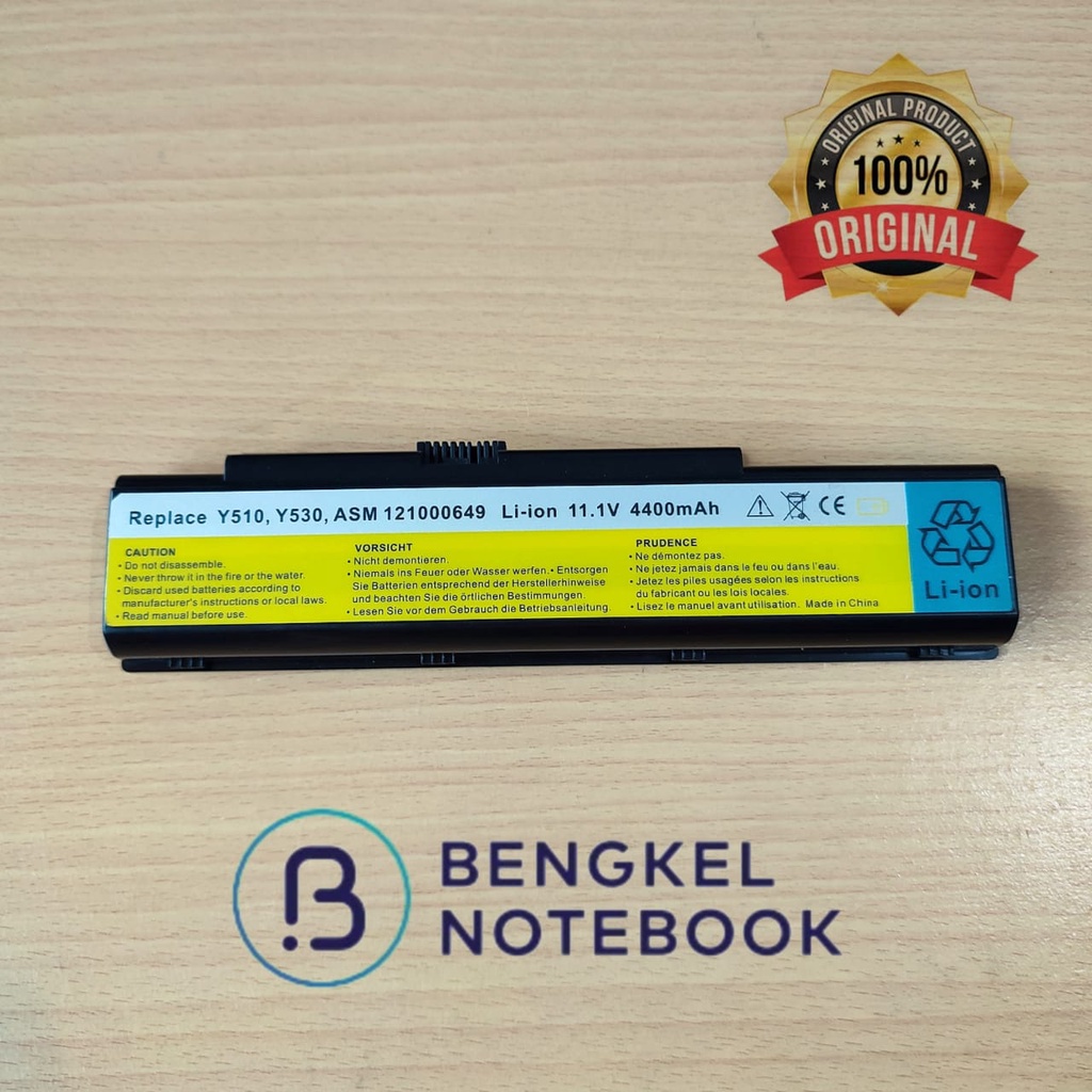 Baterai Lenovo ASM P/N 121000651 ASM P/N 121000659 121TM030A 121000659
