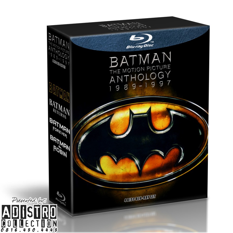 Film Blu-Ray BATMAN ANTHOLOGY Edisi BOX SET COMPLETE