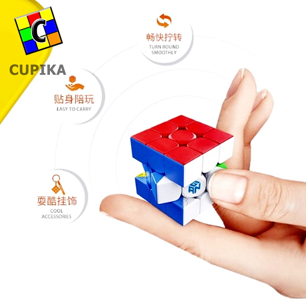 Rubik GAN 330 Gantungan kunci GAN Rubik 3x3 GAN