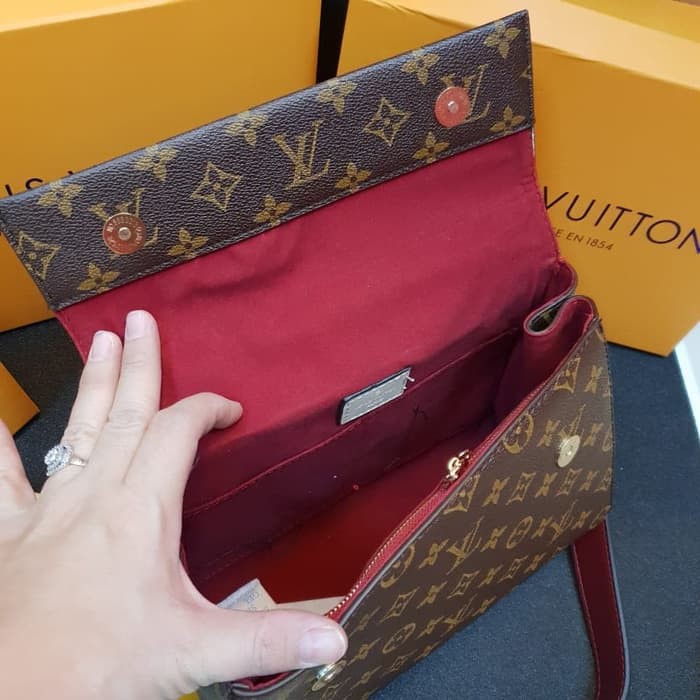 KUALITAS BAGUS TAS LV CLUNNY KEPANG UK 25 CM SEMPREM CEPETAN..
