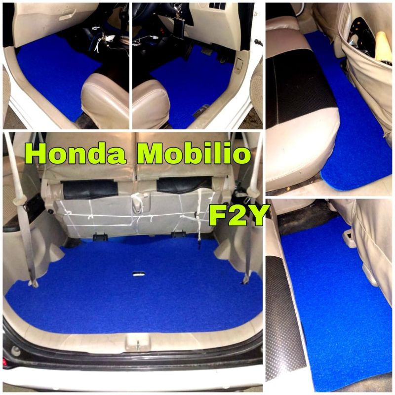 KARPET MOBIL MIE BIHUN HONDA MOBILIO FULL SET BAGASI