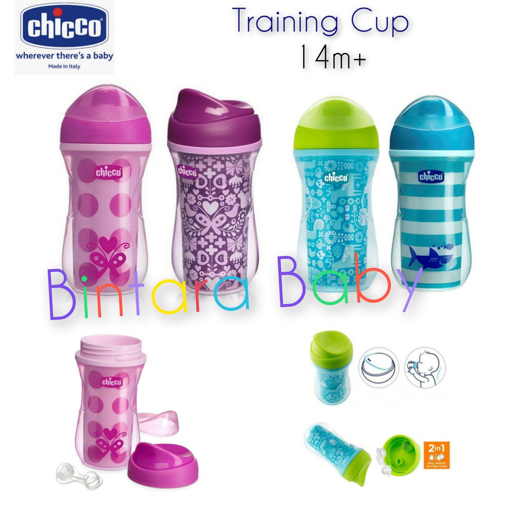 Chicco Training Cup 14m+ / Botol Minum Chicco / Chicco Easy Cup 12m+