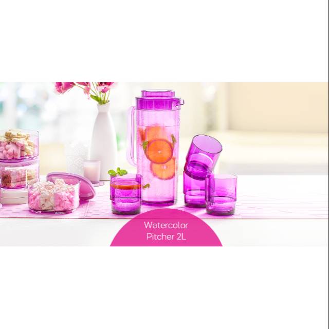 Promo MURAH Water color Pitcher 2L Tupperware