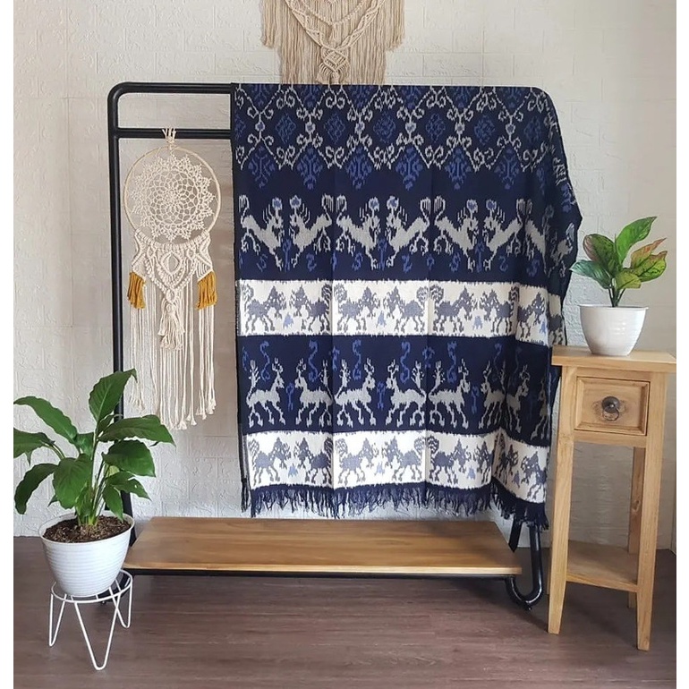 Tenun Blanket NTT Etnik Sumba Barat Kain Etnik Blanket