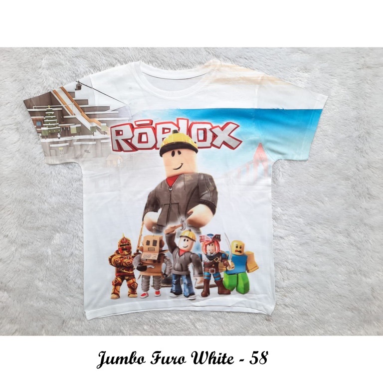 Furo Kaos Anak Karakter Jumbo Roblox size 16 18 20