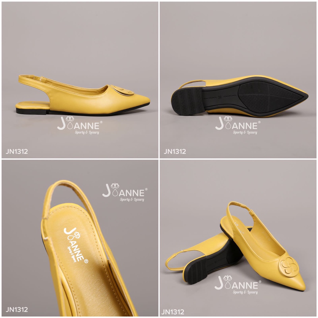 JOANNE Slingback Flat Shoes #JN1312 ORIGINAL