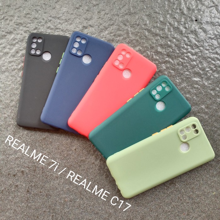 NEW REALME 7i/ REALME C17/REALME 7 PRO CASE SOFTCASE CANDY, CASE PROTECT CAMERA, CASE WARNA