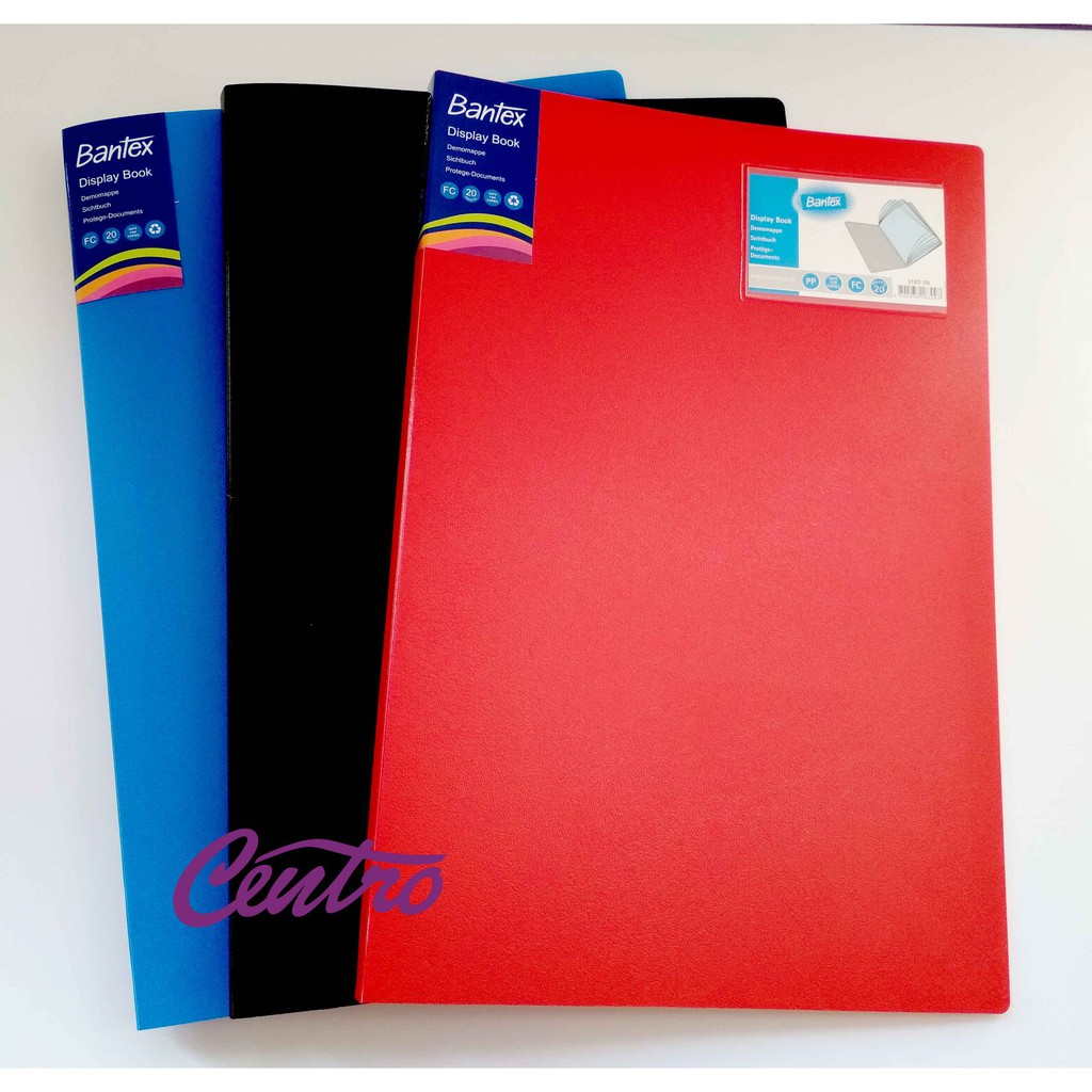 

Bantex Display Book F4 20 Pocket