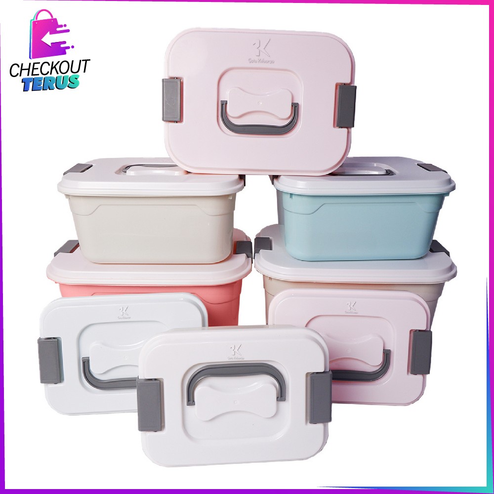 CT C272 Container Box 3IN1 Wadah Plastik Kotak Penyimpanan Container Plastik Tempat Mainan Anak Storage Organizer Box