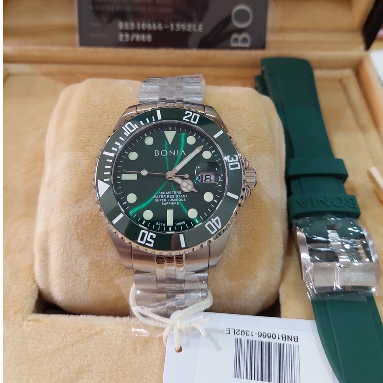JAM PRIA BONIA SAPPHIRE BNB10666-1392LE  AUTOMATIC LIMITED EDITION ORIGINAL