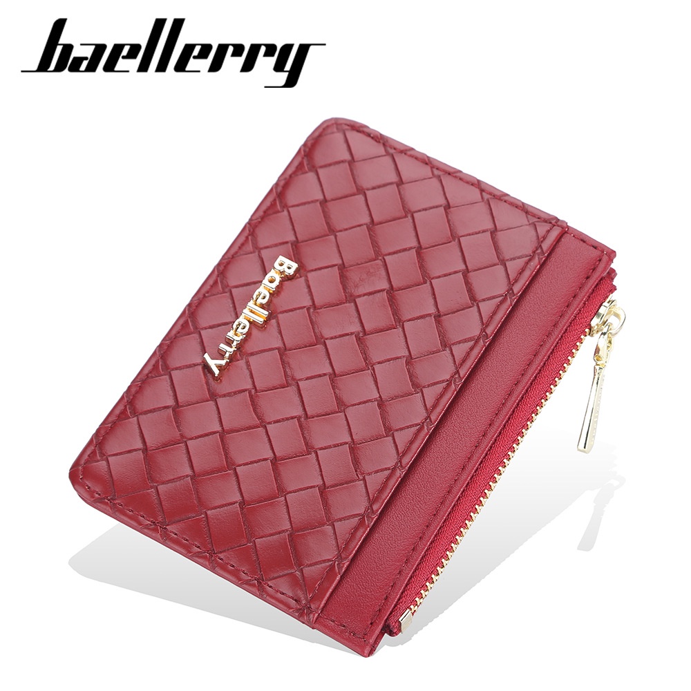 BAELLERRY NR090 Dompet Kartu Wanita Bahan Kulit PU Leather Premium WATCHKITE WKOS