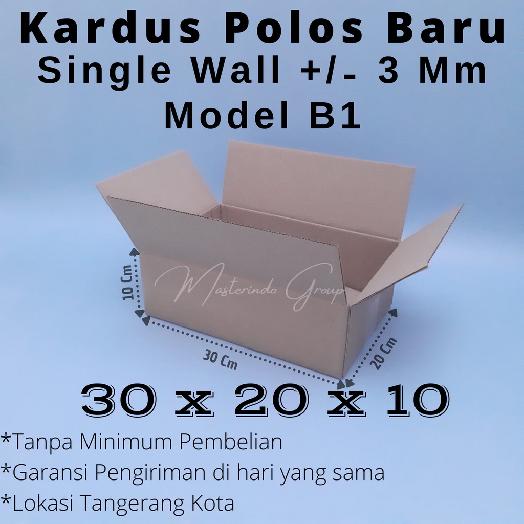 

kardus 30x20x10 cm