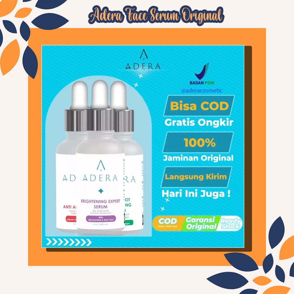 SERUM ADERA | SERUM ADERA DARKSPOT | SERUM ADERA BRIGHTENING | SERUM ADERA ACNE | SERUM ORIGINAL 100