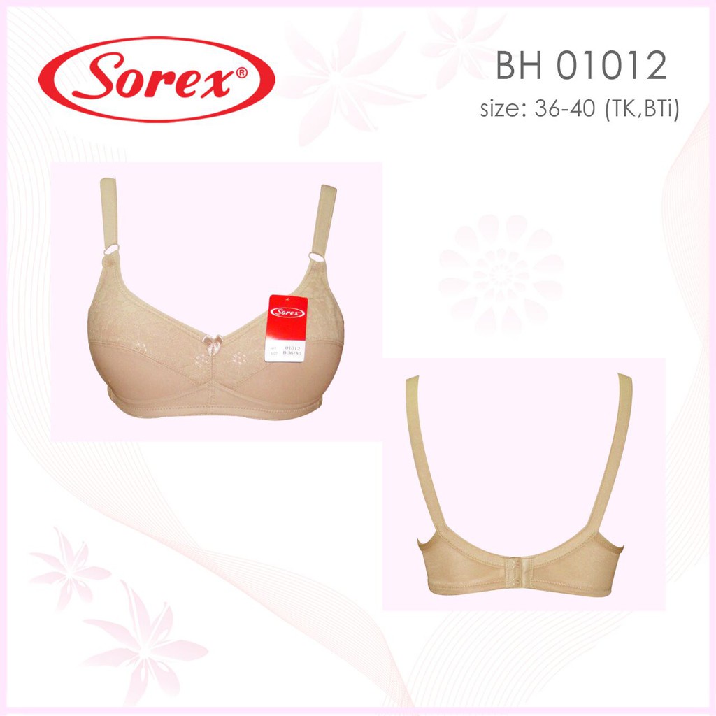 Sorex Bra 01012 Tanpa Kawat Busa Tipis | Sport Bra Wanita Perempuan Dewasa | Open Sorex