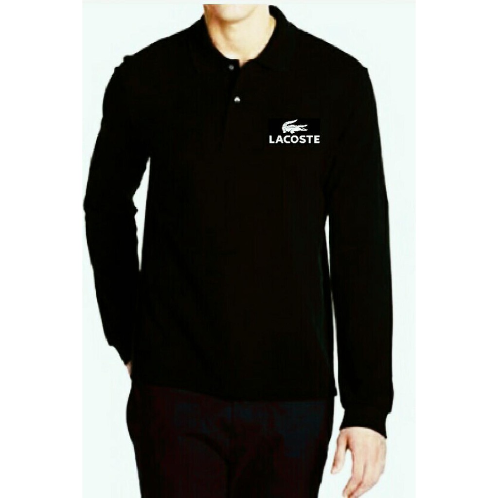 Dijual kaos baju polo shirt lengan panjang lacoste Limited