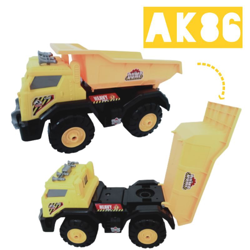 AK 68 - MAINAN TRUK DUMP JOMPLANG BESAR / BIG DUMP TRUCK AK68