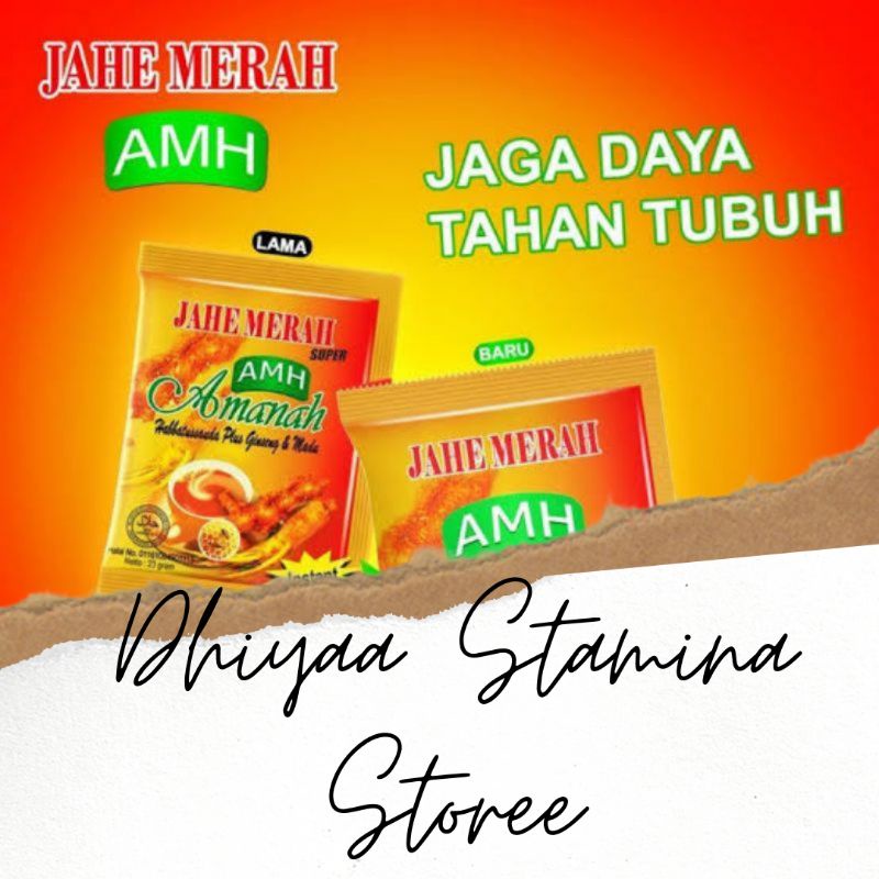 

jahe merah amh // kemasan 1sachet