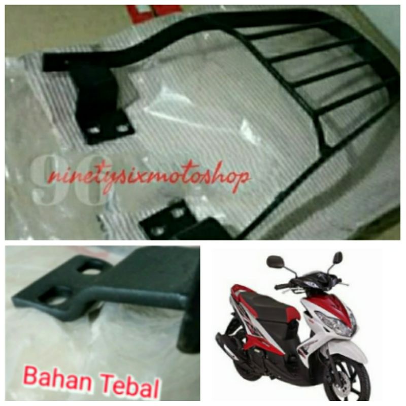 Breket braket Box Motor Yamaha Xeon RC Karbu utk Givi Shad Kappa Jaminan Berbahan Tebal
