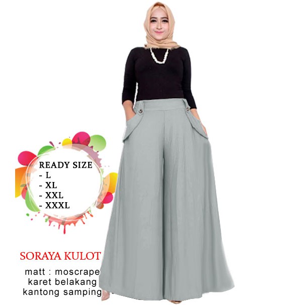 Soraya Kulot - Central Grosir Fashion (CGF) - Ukuran L-3XL - Matt Moscrepe