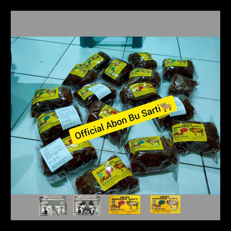 

UPDATE! ABON DAGING SAPI BU SARTI KHAS SURABAYA. 100% ASLI. RASA MANIS 250GR MURAH