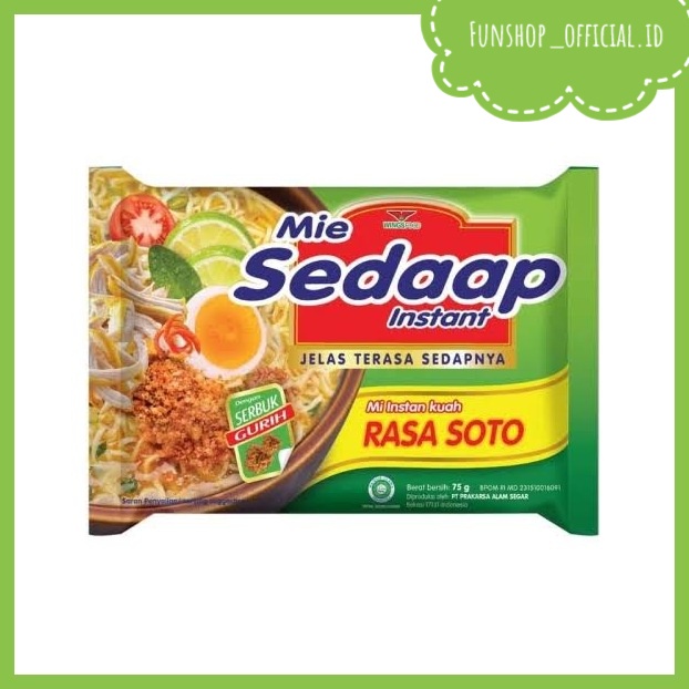 

MIE SEDAAP SOTO 75GR ISI 5