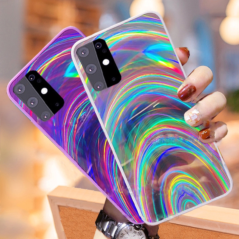 Rainbow Case Samsung Galaxy A51 A71 A21 S20 Plus A21s S20 Ultra 3D