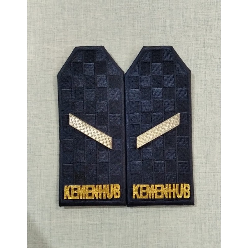 pangkat PDU KEMENHUB Honorer SMA dongker hitam KPLP