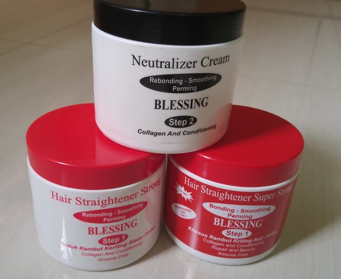 Blessing Neutralizer Cream 500gr - Rebonding Smoothing Perming Rambut