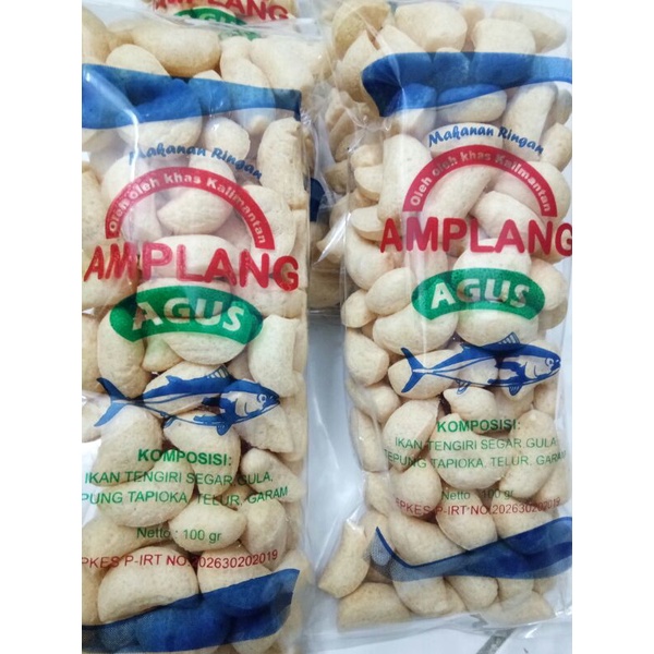 

Kerupuk Kuku Macan AGUS (Hasannah)/Kerupuk Amplang Ikan Tengiri Asli 100gr.