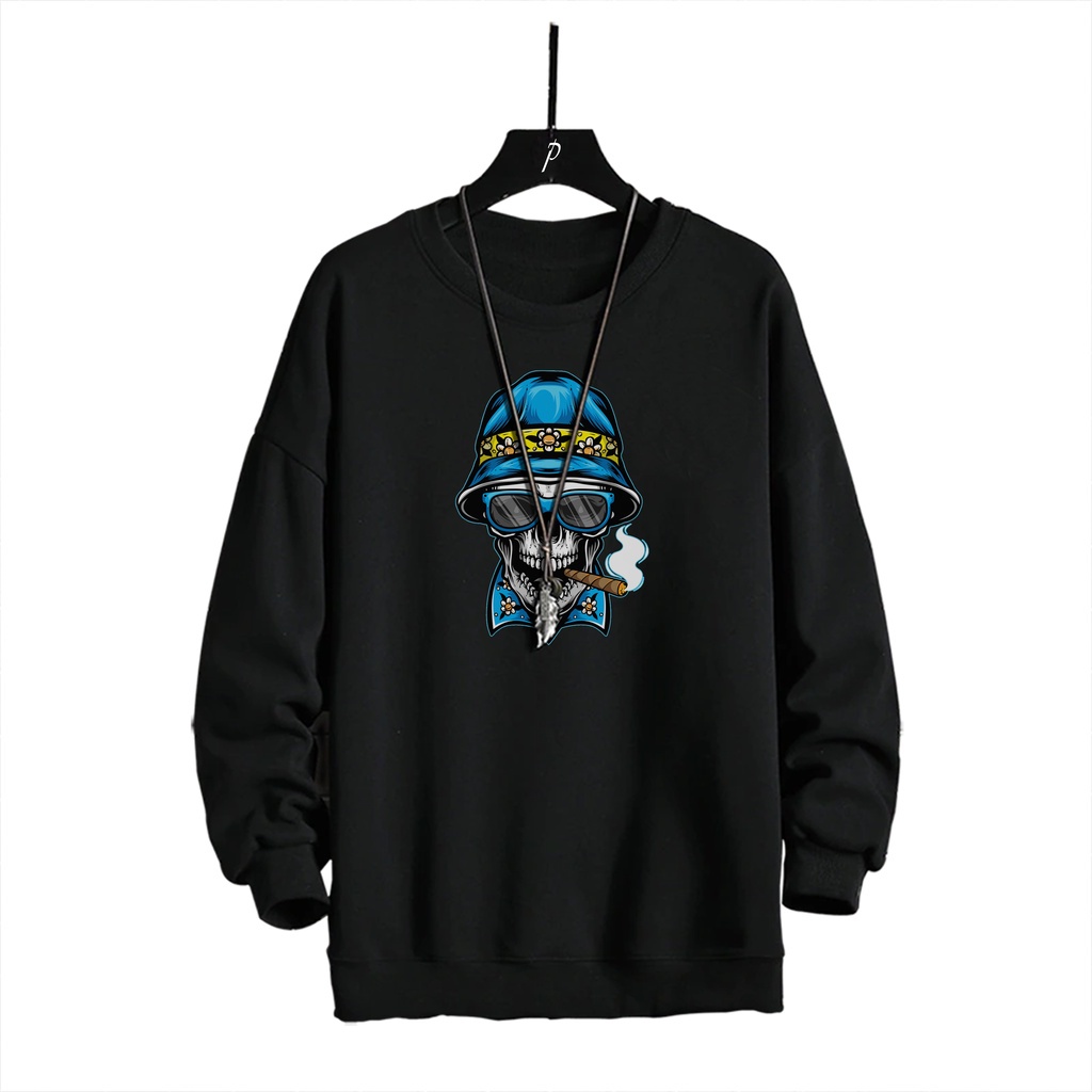 Sweater crewneck pria CIGARILOS baju sweter cowok cewek distro murah keren jaket laki laki HARGA GRO