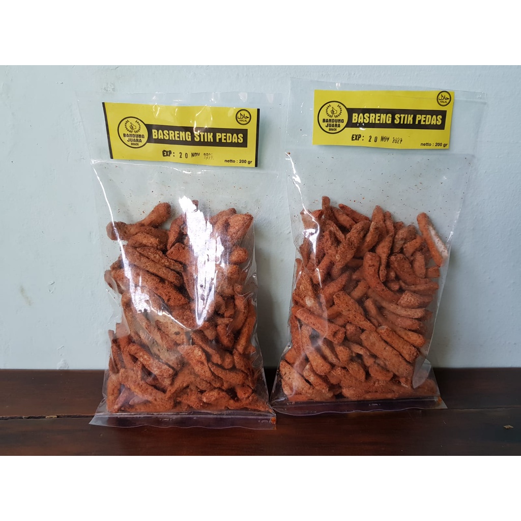 

Basreng Stik Pedas 200 Gram