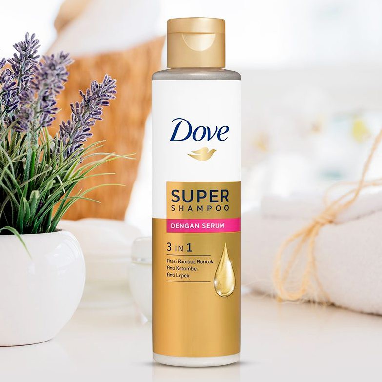 Dove 3 in 1 3in1 Super Shampoo Serum 125ml 125 ml