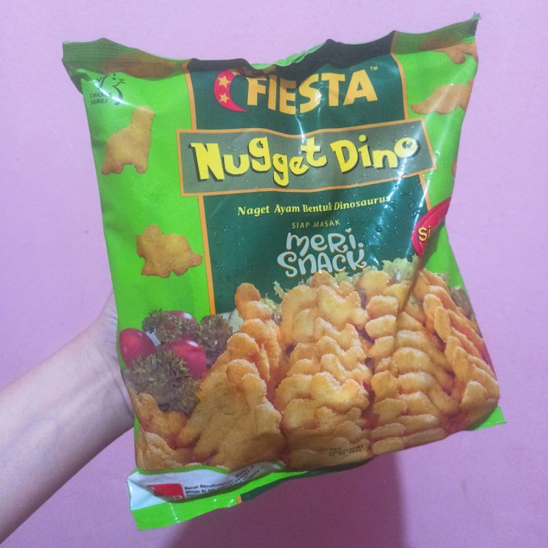 

Fiesta Nugget Dino 500gr / Chicken Nugget / Naget Ayam / Nugget Ayam