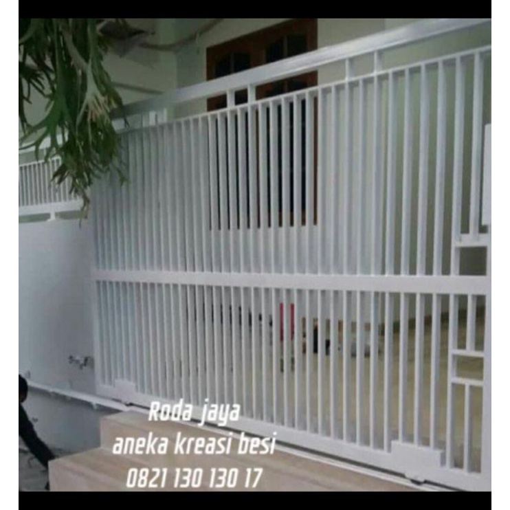 Jual pagar gerbang besi minimalis | Shopee Indonesia