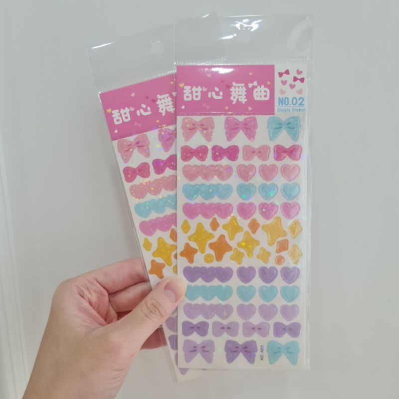 

Pretty Pink Ribbon Stickers Stiker Pita Bow Deco Sticker Journaling Bujo Polaroid Frame Kotak Dekorasi Aesthetic Gift Diy Love Letter Scrapbook
