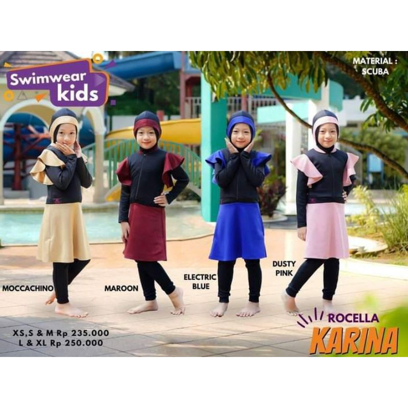 ROCELLA ANAK KARINA/BAJU RENANG ANAK ROCELLA